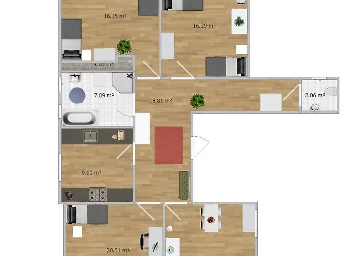 Boading Haus Monteurwohnung 海德